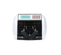 Contatore di denaro, Conta banconote portatile, scanner IR con rilevamento magnetico UV da 2000 banconote/min, doppio schermo