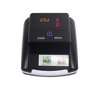 Contatore di denaro, IQD/RUB Portatile banconote contraffatte -Rivelatore Euro e USD Conterfeit -moneta moneta contante falso identificare rapidamente indicatore LED (With battery)