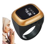 Contatore Di Digitale - Contatore Ad Anello Intelligente Ricaricabile, Clicker Elettronico Per Il Conteggio | Rep Fitness Portabile Scoporeke Keeper, Tracker Di Preghiere Con Allarme, Strumento D