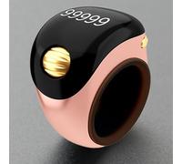 Contatore di elettronico, contatore ad anello, Contatore clicker con le dita a 5 cifre con display digitale elettronico, Strumento di conteggio manuale, perle di preghiera Strumento di conteggio dei c