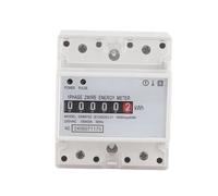 Contatore di energia DDM75S 10-40A del wattmetro del consumo di energia elettrica della guida di baccano di monofase 4P LED