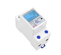 Contatore di energia digitale LCD monofase Reset Zero kWh Tensione Corrente Consumo energetico Contatore Wattmetro elettrico 220 V Guida Din(DDS663,AC110V 50Hz)