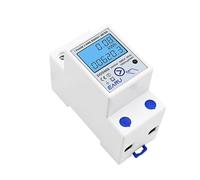Contatore di energia digitale LCD monofase Reset Zero kWh Tensione Corrente Consumo energetico Contatore Wattmetro elettrico 220V Din Rail(DDS663,110V)