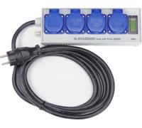 Contatore di energia e di ore come ciabatta a 4 poli SL-EH100MID (calibrato)