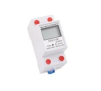 Contatore di energia elettrica 5 pezzi 2P monofase display digitale LCD montaggio su guida DIN contatore elettrico wattmetro potenza AC230V 50/60Hz(5-80A backlight)
