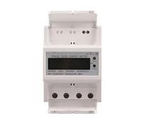 Contatore di Energia Elettrica Monofase 230VAC, Display LCD, 30A - 100A - Montaggio su Binario, Uscita Impulsi Ottocoupler, Alta Precisione Livello 1