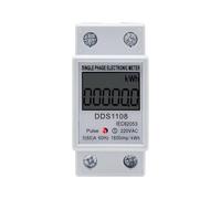Contatore di energia elettrica monofase LCD KWH VAW AC Contatore digitale wattora 220V 60A 50Hz Guida Din elettrica(JUST KWH-BACKLIGHT)