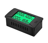 Contatore di energia intelligente 0-300v 100A Shunt Bulit-in DC Digital bidirezionale Amperometro Voltmetro Potenza Energia Watt Meter Misuratore di tensione Protezione da perdite da sottotensione(PZE