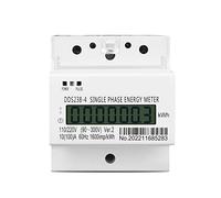 Contatore di energia intelligente 100A 90-300V 60HZ monofase a tre fili su guida Din KWH Watt ora su guida Din misuratore di energia LCD Protezione da perdite da sottotensione