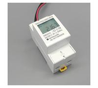 Contatore di energia intelligente Display digitale LCD a due fili monofase su guida Din 80A Consumo di energia Contatore elettrico di energia KWh CA 50Hz/60Hz Protezione da perdite da sottotensione(Wi