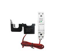 Contatore di energia intelligente Tuya Smart WiFi/Zigbee Elettricità KWH Contatore Din Rail Monofase AC 50A 63A CT AC Meter App Monitor in tempo reale Potenza Protezione da perdite da sottotensione(Zi