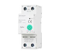 Contatore di energia intelligente Tuya Smart ZigBee Energy Meter IoT Switch Over Under Voltage Over Load Protection Meter prepagato Protezione da perdite da sottotensione