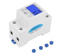 Contatore di energia monofase 5-80A 230V 50Hz Contatore di energia digitale Display LCD DDS528 Watt Contatore 35mm Guida DIN Montaggio KWH Contatore di energia （Nessuna retroilluminazione）