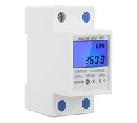 Contatore di Energia Monofase, 5 a 80A DDM15SD Display Digitale Retroilluminato LCD Contatore KWH di Energia Elettronico Monofase Contatore KWH su Guida DIN Monofase
