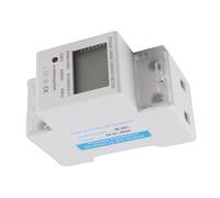 Contatore di Energia Monofase Elettronico 5 a 80A con Display Digitale Retroilluminato LCD Modello DDM15SD per Installazione su Guida DIN Contatore KWH