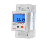 Contatore di energia Tester elettronico monofase 2P Manometro elettrico multifunzionale con retroilluminazione 230V