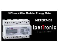 CONTATORE DI ENERGIA TRIFASE 100A misuratore energia METER7 CONTASCATTI TRIFASE