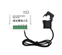 Contatore Di Energia Tuya Smart Life Wifi 80A Con Morsetto CT App Kwh Monitor Consumo Energetico Statistiche Elettricità 90-250 V CA 50/60 Monitoraggio Accurato Energia(Basic version)