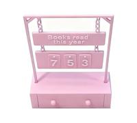 Contatore Di Lettura Dei Libri - Visualizza Gli Obiettivi Di Lettura Del Libro, Espositore Di Libri, Decorazione Del Cartello Per Il Tracciamento Dei, Schermo Da Appendere Per Gli Obiettivi Di L