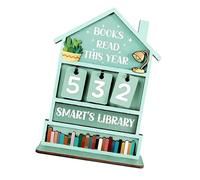 Contatore di lettura in legno Decors per il miglioramento dello scaffale e il progresso che segue il contatore variopinto della lettura