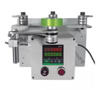 Contatore di misurazione del cavo con display digitale elettronico di tipo a rullo, misuratore di lunghezza del filo, con promemoria di allarme