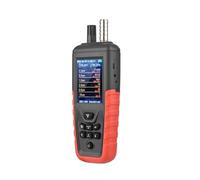Contatore di particelle di polvere Monitor della qualità aria Monitor di temperatura e umidità Pm2.5/10um a 3 canali ad alta sensibilità Con ampia gamma di test(TC-8200)