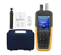 Contatore di particelle di polvere Rivelatore PM2.5 PM10 a 3/6 canali con schermo a colori retroilluminato da 3,2 pollici Tester di qualità dell'aria for uso domestico(TC-8100 3 Channels)