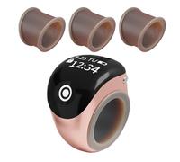 Contatore di per dita | Anello Gadget Conteggio in Reale Connesso App | Dispositivo di conteggio digitale,Per uso interno ed esterno, attività quotidiane, onda, matematica, aula e fisico O