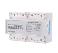 Contatore di Potenza Elettrica 20-80A Trifase su Guida DIN con Display a LED Wattmetro