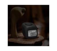 Contatore di Preghiere Portatile A 9 Canali con Funzione di Blocco, con Clicker, Colore Nero