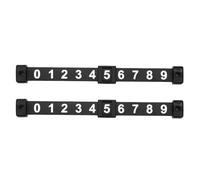 Contatore di punti di calcio balilla - 2 pezzi contatore di calcio balilla, mini contatore di punti di calcio | Accessori per lavagna da hockey con 10 numeri, facile da installare per ki standard