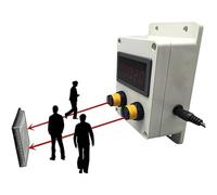 Contatore di Traffico del cliente del deposito astuto, contatore Traffico al Dettaglio con 2 sensore, -19999 a 99999 Che contano la Gamma e Le statistiche bidirezionali, per i parchi, depositi