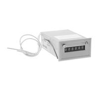 Contatore Digitale 12V Contatore di Impulsi a 6 Cifre Plastica Csk6 Nkw Contatore di Impulsi Elettromagnetici a 6 Cifre (04 CC 12V) (DC12V)