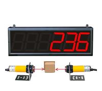Contatore digitale a LED a 6 cifre con memoria di spegnimento, distanza di rilevamento 0-5 m, ideale per esigenze di conteggio in fabbrica e officina