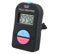 Contatore digitale - Ampio display a cristalli liquidi retroilluminato | Clicker contatore manuale elettronico con cordino, contatore clicker elettronico su e giù portatile, contatore persone per in