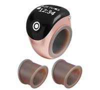 Contatore Digitale - Anello, Conteggio In Reale Collegato All'App, Per Camminare Giornaliero Indoor E Esterno i Matematica Golf, Seguimento, Se référer au descriptif, ABS+silicone