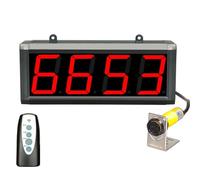 Contatore Digitale con Display da 3 Pollici, Fino a 9999 conteggi, per Linee di assemblaggio, Nastri trasportatori e monitoraggio del Flusso di passeggeri