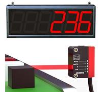 Contatore digitale Contatore digitale a LED da 4 pollici 0-999999 Schermo di visualizzazione a 6 cifre Distanza di rilevamento 30-300 mm, oggetto colorato per linea di montaggio in fabbrica,