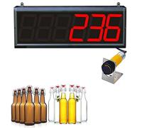 Contatore digitale Contatore digitale a LED Schermo di visualizzazione a 6 cifre da 4 pollici con sensore a infrarossi, fino a 999999, distanza di rilevamento da 0 a 30 cm per fabbriche, mag