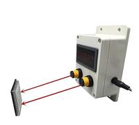 Contatore digitale Contatore digitale, contatore elettronico bidirezionale a 5 cifre con 2 sensori, raggio di rilevamento di 9,8 piedi per parchi, supermercati, negozi