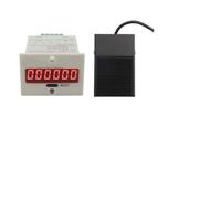 Contatore digitale Contatore industriale elettronico digitale con interruttore a pedale in ferro TFS-1 Cavo da 2 metri 110-220VAC 12-24VDC(12-24V)
