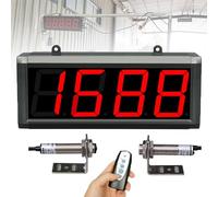Contatore digitale Contatore laser digitale con doppio display LED, rilevamento 20M, memoria di interruzione di corrente, telecomando, regolazione della sensibilità, funzione di reset, conta