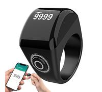 Contatore digitale da, ricaricabile, 6 di memoria, schermo LED luminoso, pulsante di reset, clicker leggero per preghiera, fitness, lavoro a maglia, meditazione, uso quotidiano, schermo ad