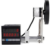 Contatore Digitale del Misuratore di Lunghezza, Ruota di Rotolamento del Contatore di Lunghezza Meccanico con Controllo 0-9999999 E Funzione di Memoria di Spegnimento