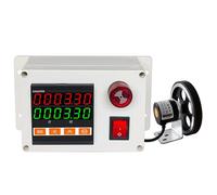 Contatore digitale di distanza, contatore digitale di lunghezza, encoder rotativo con rotella, strumento di misurazione della lunghezza del cavo per lenza e filo da pesca, intervallo di cont