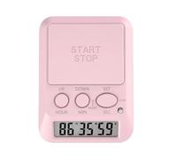 Contatore digitale in plastica con funzione blocco e 3 livelli volume, schermo LCD visibilità, per casa e lavoro, timer programmabile con