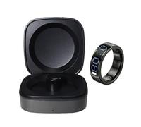 Contatore digitale indossabile con display touch, sincronizzazione dati benessere, custodia di ricarica per preghiera fitness adulti conteggio touch indossabile benessere dati app sincronizzazione
