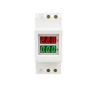Contatore digitale LED multifunzione su guida DIN 2P AC 80-300V AC 200-450V Amperometro Voltmetro Contatori di energia elettrica D37-2042(Built-in CT,AC80-300V)