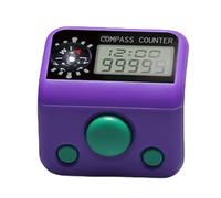 Contatore digitale Orologio da polso elettronica digitale portatile | Contatore anello per preghiera, uncinetto, maglia, golf, pesca, nuoto, baseball, basket, coaching ed esercizio scolastico