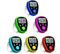 Contatore digitale per contare le dita | Clicker digitale a LED per tracciare i giri | Tracker portatile per nuoto, corsa, ciclismo, accessorio per la casa